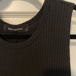 Ref Ribbed Sleeveless Dress